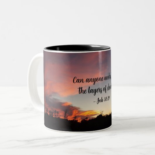 Schrift maken tweekleurige koffiemok (Voorkant links)