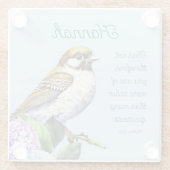 Schrift Mattheüs 10:31 Glazen Onderzetter (Achterkant)