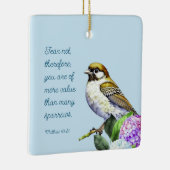 Schrift Mattheüs 10:31 Keramisch Ornament (Rechts)