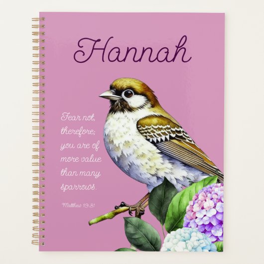 Schrift Mattheüs 10:31 Planner (Voorkant)