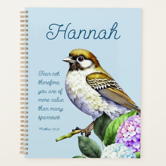 Schrift Mattheüs 10:31 Planner (Voorkant)