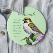 Schrift Mattheüs 10:31 Ronde Button 6,0 Cm (In situ)