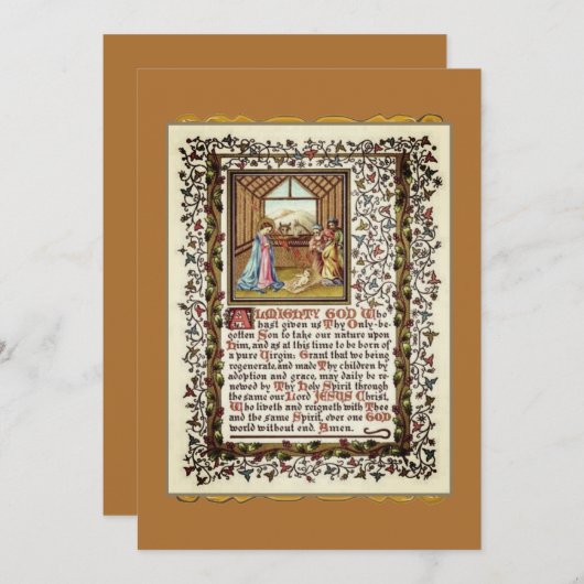 Schrift met nationaliteit (Voorkant / Achterkant)