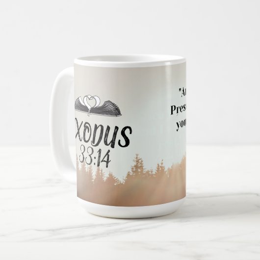 Schrift Mok Exodus 33:14 (Voorkant links)