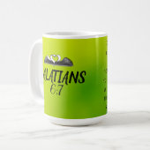 Schrift Mok Galaten 6:7 (Voorkant links)