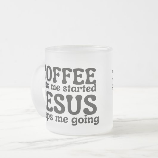 Schrift Mok gepersonaliseerd (Voorkant links)