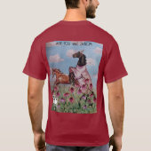 SCHRIFT PAARD T-SHIRT (Achterkant)