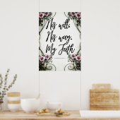 Schrift Poster Jeremia 29:11 (Keuken)