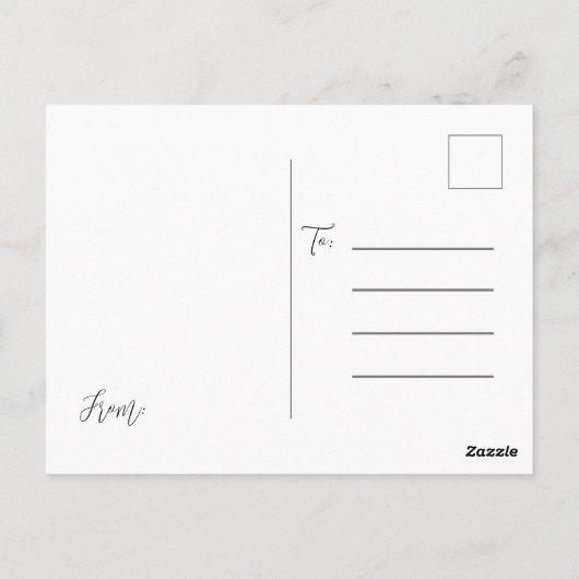 Schrift Psalm 113:3 Briefkaart (Achterkant)