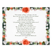 Schrift, psalm 11, botanisch foto afdruk (Voorkant)