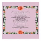 Schrift, psalm 11, botanisch kubus (Voorkant)