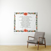 Schrift, psalm 11, botanisch wandkleed (In situ)