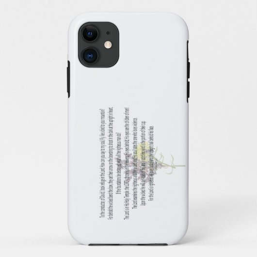 Schrift, psalm 11 Case-Mate iPhone case (Achterkant)