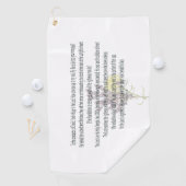 Schrift, psalm 11 golfhanddoek (Insitu)