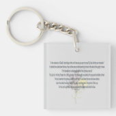 Schrift, psalm 11 sleutelhanger (voorkant)