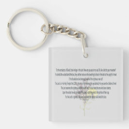 Schrift, psalm 11 sleutelhanger