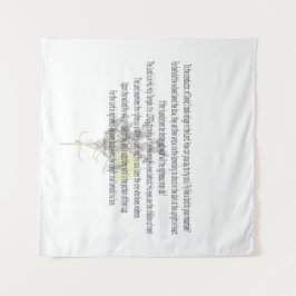 Schrift, psalm 11 wandkleed