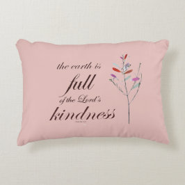 Schrift, Psalm 33, Kindness, Accent Kussen