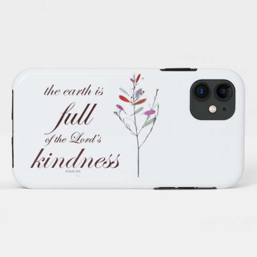 Schrift, Psalm 33, Kindness, Case-Mate iPhone Case (Achterkant (horizontaal))