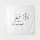 Schrift, Psalm 33, Kindness, Wandkleed (Voorkant (horizontaal))