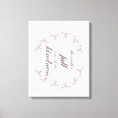 Schrift, psalm 33, volledige openheid canvas afdruk (Voorkant)