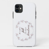 Schrift, psalm 33, volledige openheid Case-Mate iPhone case (Achterkant)