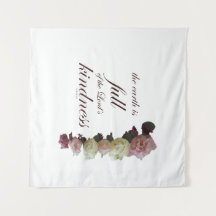 Schrift, psalm 33, witte en roze rozen