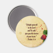 Schrift Psalm 37 magneet (Voorkant / Achterkant)