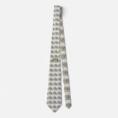 Schrift regenachtige dag wolken Thunder_Cove Stropdas (Voorkant)