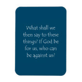 Schrift Romans 8 31 Magneet (Verticaal)