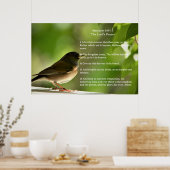 Schrift Sjabloon, Het Onze Gebed Poster (Keuken)