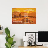 Schrift Sjabloon, Psalm 23, Het Onze Vader gebed Poster (Thuiskantoor)