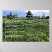 Schrift Sjabloon, Psalm 23, Het Onze Vader Poster (Voorkant)