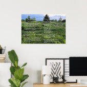 Schrift Sjabloon, Psalm 23, Het Onze Vader Poster (Thuiskantoor)