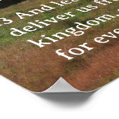 Schrift Sjabloon, Psalm 23, Het Onze Vader Poster (Hoek)