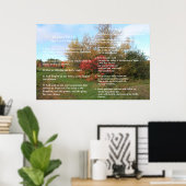 Schrift Sjabloon, Psalm 23, Het Onze Vader Poster (Thuiskantoor)