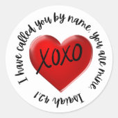 Schrift Sticker (Jesaja 42:1) (Voorkant)