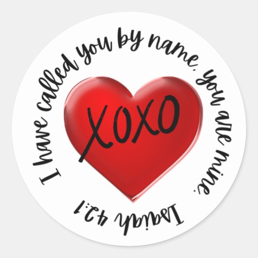 Schrift Sticker (Jesaja 42:1) (Voorkant)