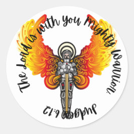 Schrift Sticker (Rechters 6:12)