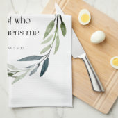 Schrift Thea-Towel | Filippijnen 4:13 Theedoek (Quarter Fold)