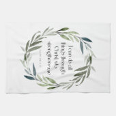 Schrift Thea-Towel | Filippijnen 4:13 Theedoek (Horizontaal)