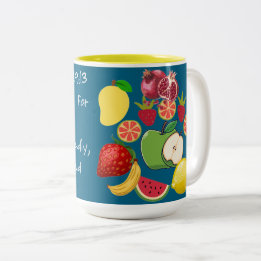 Schrift Tweekleurige Koffiemok