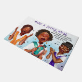 Schrift van Afro-Amerikaanse zangers Deurmat (Schuin)