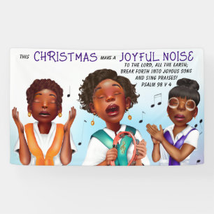 Schrift van Afro-Amerikaanse zangers Spandoek