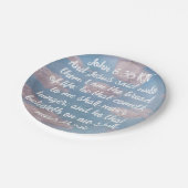 Schrift van het Brood van het Leven Papieren Bordje (Gekanteld)