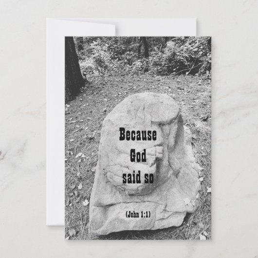 Schrift van het Flat Wenskaart van de Aanmoediging (Voorkant)