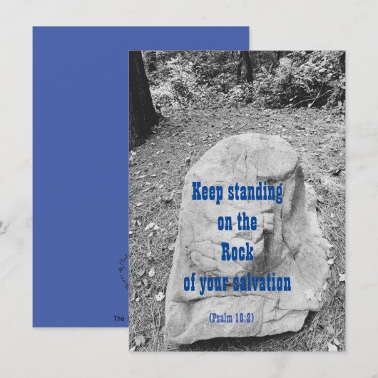 Schrift van het Flat Wenskaart van de Aanmoediging (Voorkant / Achterkant)