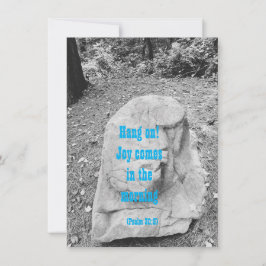 Schrift van het Flat Wenskaart van de Aanmoediging