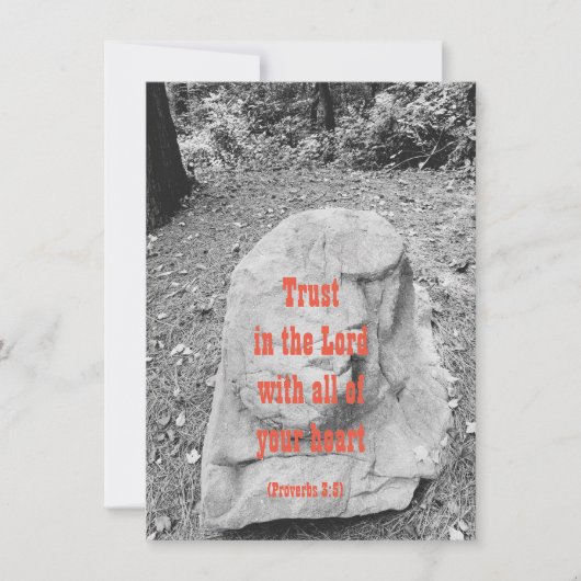 Schrift van het Flat Wenskaart van de Aanmoediging (Voorkant)