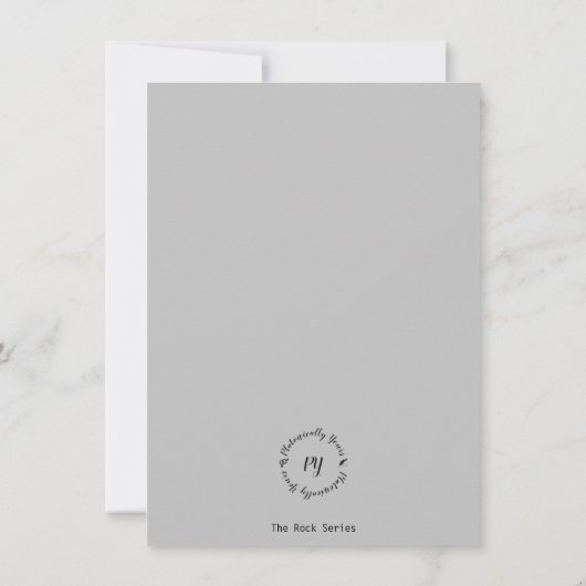 Schrift van het Flat Wenskaart van de Aanmoediging (Achterkant)